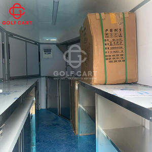 Color personalizado Camiones De Comida/BBQ Food Trucks Pizza Food Cart With Wheels Mobile Food Concession Trailers Horse Cart Trailer - Product Image 6