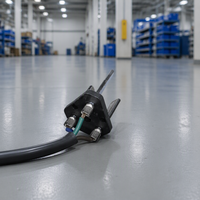 TWX-10 Halbautomatische 3-Pin-Stecker-Crimpmaschine Kabelherstellungsausrüstung mit Vibrationsplatten-Zuführung Stecker-Stanzvorrichtung