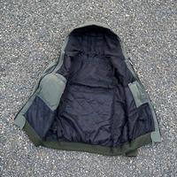 Veste courte brodée vintage personnalisée en coton 100% lourd, surdimensionnée, style boxy, délavée à l'acide, zippée pour homme