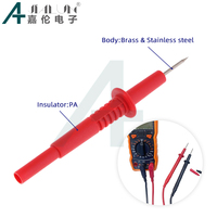 JIALUN Test Probe Tips Test Pin Electrical Connector 4mm Female Banana Socket Brass Abrasion Resistant 10A Rated Multi-meter