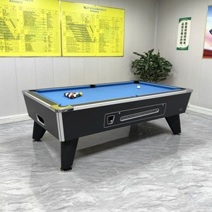 Mesa de Billar Comercial de 7/8 Pies con Tablero de Pizarra y Sistema de Retorno Automático de Bolas para Centros de Entretenimiento TQZ-11, Gran Tamaño - Product Image 1
