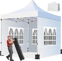 Tentes à baldaquin pour l'extérieur 10x10 pieds Toldos 3x3 chapiteau de couleur 3x3 parois latérales de tente commerciale (parois latérales uniquement)