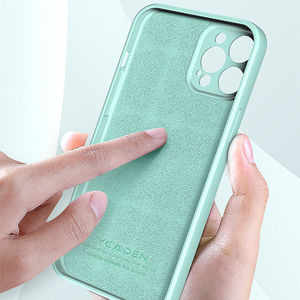 Custodia protettiva morbida quadrata antiurto in Silicone liquido <span class=keywords><strong>per</strong></span> telefono <span class=keywords><strong>per</strong></span> <span class=keywords><strong>Apple</strong></span> <span class=keywords><strong>Iphone</strong></span> <span class=keywords><strong>11</strong></span> 12 13 14 15 Pro Max - Product Image 4