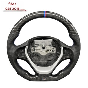 Volante de Fibra de Carbono Personalizado Directo de Fábrica con Mejora de Cuero para Modelos Mini Serie 3 Chasis F M2 X3 Serie 3 F C - Product Image 1