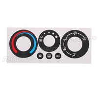 Autocollant de réparation pour bouton de commande de climatisation de voiture, pour Chevrolet Equinox Pontiac Torrent 2005-2006, autocollants de voiture