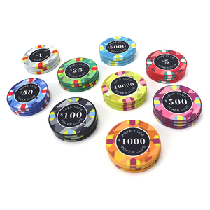 Fichas de Póker de Cerámica de 12g, 43mm de Diámetro, Superficie con Textura Antigua, Logotipo Personalizado, Fichas de <span class=keywords><strong>Casino</strong></span>, Diseño Gratuito, Muestra Gratuita, Directo de Fábrica - Product Image 5