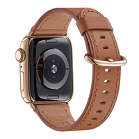 Bracelets de montre en cuir véritable de haute qualité, prix avantageux, vente chaude 2024, avec fermoir en acier métallique, bracelets de montre en cuir souple