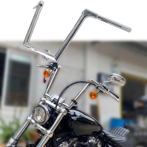 <span class=keywords><strong>Guidon</strong></span> <span class=keywords><strong>Ape</strong></span> <span class=keywords><strong>Hanger</strong></span> en acier chromé durable de 1,25 pouce, nouveau design, accessoires moto pour Harley Universal - Product Image 1