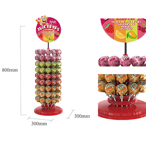 Chân không hình thành <span class=keywords><strong>Lollipop</strong></span> chủ hiển thị Countertop trường hợp PP nhựa <span class=keywords><strong>Lollipop</strong></span> kẹo hiển thị đứng - Product Image 4