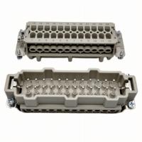 Conector de Alimentación Industrial de 24 Pines Serie HE-024, Macho/Hembra, ABS, Resistente, IP65, 500V, 16A, Enviado de Fábrica