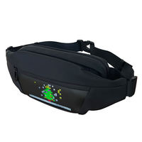 Smart Pixel Ransel LED Uniseks, Tas Dada Fungsi Tas Bahu dengan Tampilan Layar LED, Tas Bahu Trendi, Tas Pinggang LED