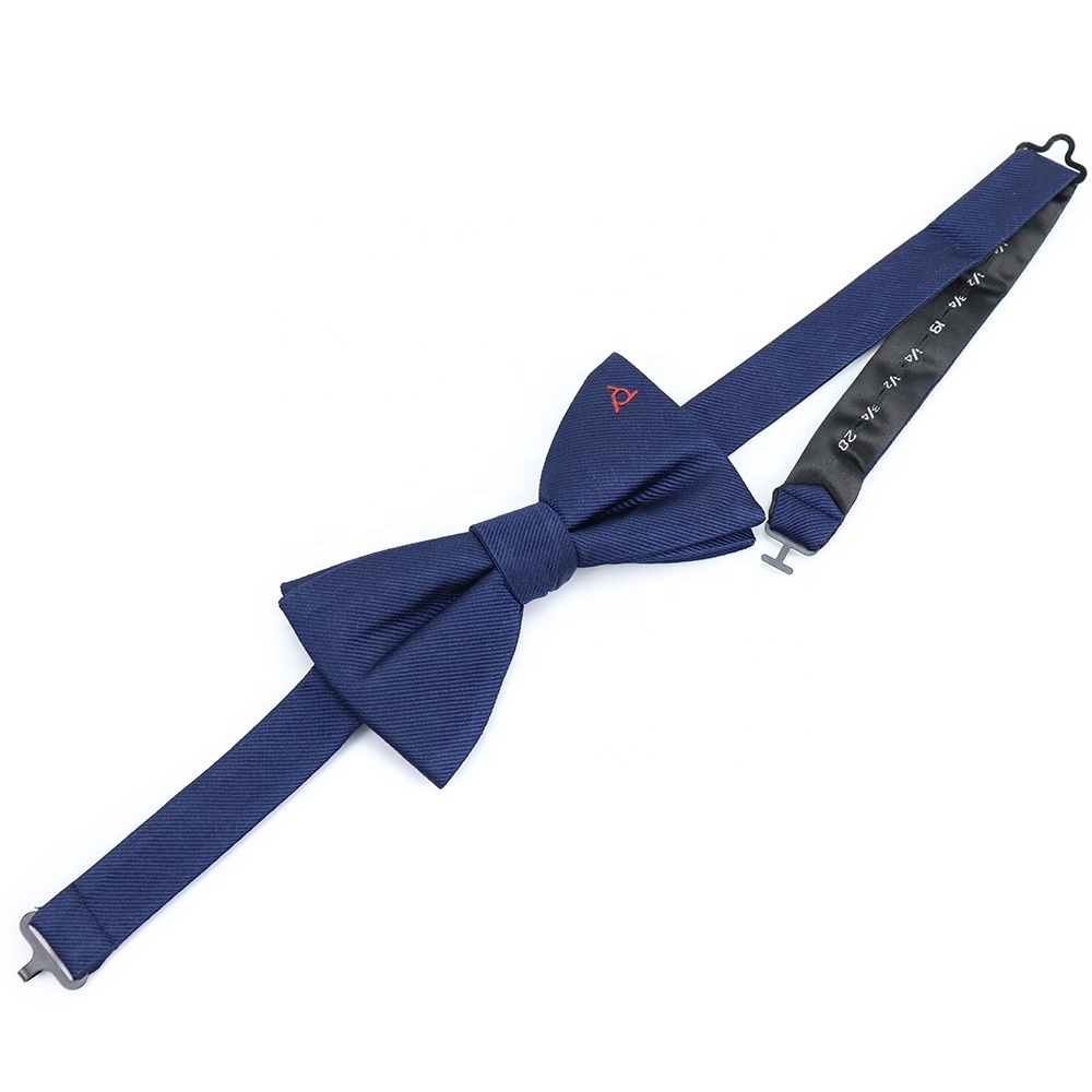 XINLI Adjustable Silk Pre-Tied Bow Tie for Boys & Men, Premium Navy Blue Formal Bowtie for Weddings, Business, Parties & School Events - View 2
