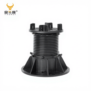 Rehausseurs de terrasse réglables Taurus en PP pour terrasse en bois composite sur pieds 80-300 mm 0-5 °   Plancher à forte charge et accessoires pour pentes - Product Image 1