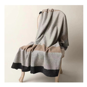 Châle de voyage de mongolie intérieure 100 <span class=keywords><strong>cachemire</strong></span> couverture en laine australienne mérinos en tricot épais angora camp - Product Image 1