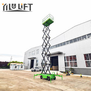 6m~20m 500kg 电动手柄升降机 移动式液压剪叉式高空作业平台，可使用交流/直流电池或柴油动力 - Product Image 3