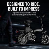 Vélo de ville électrique mini 400W 7 vitesses, pliable 14 pouces, pour adulte, étanche, en acier, avec moteur arrière 48V, VTT - Meilleures ventes