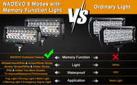 NAO 4 "7" 42 "pouces ambre camion lumières Led modernes 4x4 hors route 12V 24V 60W 72W 120W Led remorque lumières rampe voiture tout-terrain Led Bar