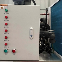 Haute qualité 3T/24Hr automatique industriel flocon Machine à glace 20kg compresseur d'eau pour poisson 300kg plantes 380V refroidissement par Air
