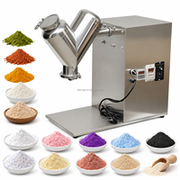 Mini-mixeur compact et durable VH-2 à vitesse réglable, type V, pour granulés et poudres, homogénéisateur de laboratoire R&D