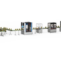 Machine de remplissage de détergent liquide 1-5 L fabriquée en usine, avec bouchonnage et scellage de bouteilles en plastique, pompe entièrement automatique pour un remplissage efficace - Offre Spéciale