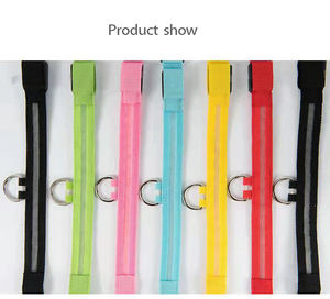 Goedkope Oplaadbare Huisdier Anti-Verloren Hond Lichtgevende Lichtgevende Hond Usb Opladen Hondenhalsband Led Knipperende Halsband - Product Image 4