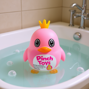 Pinch Toys Juguete de baño con sonido de dibujos animados para bebés de 0 a 24 meses, plástico, unisex - Product Image 2