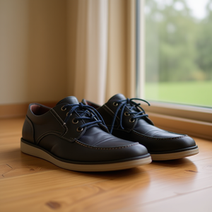 Cordones Encerados Ilan de 110 cm, Color Azul Marino, para Zapatos - Product Image 3