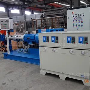 rubber roller extruding horizontal type silicone rubber extruder for profile