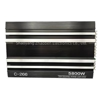 Ventes Directes Usine d'Amplificateur de Puissance Audio Voiture Quatre Canaux C-266, Modification Audio 4*50W, Amplificateur de Puissance Voiture Quatre Canaux