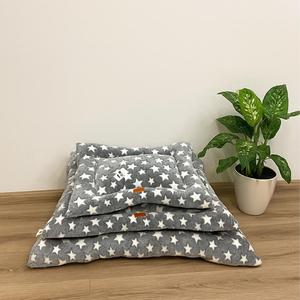 Lit pour chien Yommy, gris, design os, antidérapant, durable, tailles S, M, L - Product Image 5