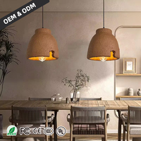 Lampe suspendue nordique Wabi Sabi en forme de bol, lustre LED pour restaurant, bar, salle à manger, décoration intérieure, chambre à coucher, lampe de chevet