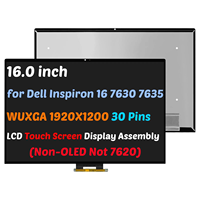 شاشة لمس LCD IPS جديدة مقاس 16 بوصة لأجهزة Dell Inspiron 16 7630 7635 P128F P128F003، تجميعة شاشة عرض للاستخدام التجاري في أجهزة الكمبيوتر المحمولة