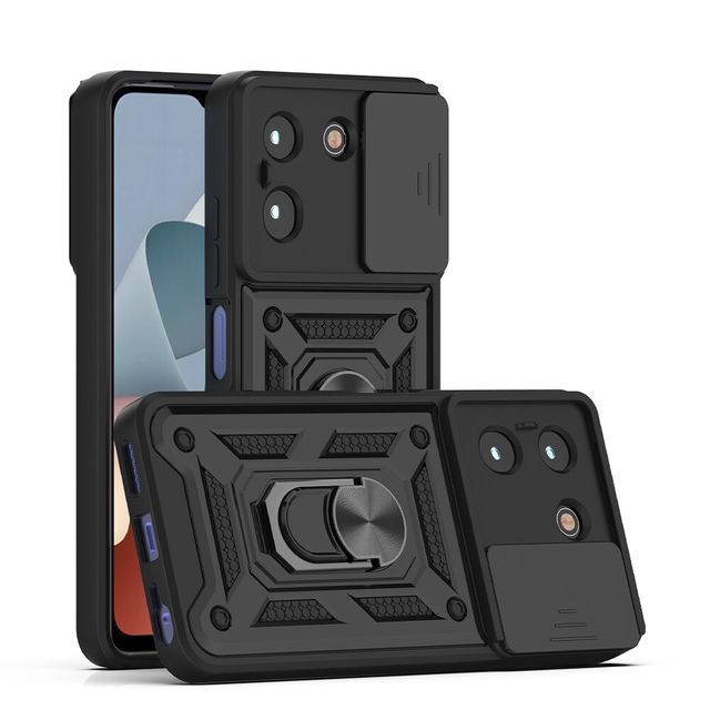 Phone Case for Infinix Zero 30 5G 20 4G 2023 Ultra Shockproof Kickstand Ring Holder Slide Camera Back Cover Protection
