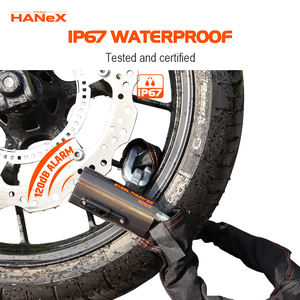 Antivol de chaîne en acier trempé 10 mm pour vélo, <span class=keywords><strong>moto</strong></span> électrique, avec alarme 120 dB - Product Image 5