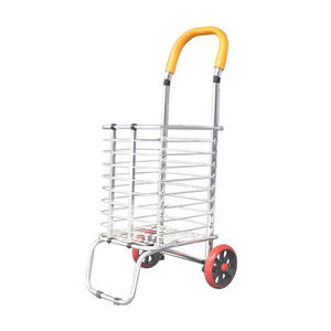 รถเข็นรถบรรทุกสินค้าแบบพับได้รถเข็นอลูมิเนียมล้อใหญ่น้ำหนักเบาทนทานสำหรับใ<span class=keywords><strong>ช</strong></span>้ในบ้านงานตามสั่ง - Product Image 1