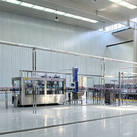 Machine de remplissage automatique de canettes en métal HG avec contrôle PLC pour bières, boissons et liquides, précision 6 mm, longue durée de vie