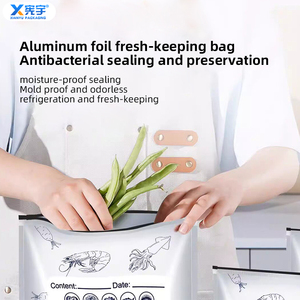 <span class=keywords><strong>Sac</strong></span> de <span class=keywords><strong>congélation</strong></span> en aluminium pour réfrigérateur domestique, <span class=keywords><strong>sac</strong></span> de conservation alimentaire imperméable en plastique pour légumes et viande fraîche - Product Image 5