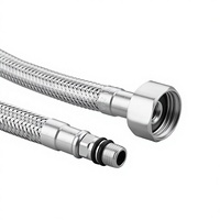Tuyau tressé pour robinet, tube d'extension en acier inoxydable, entrée d'eau pour cuisine, tuyau de vidange d'eau M10, modèle 32