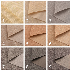 Canvas <b>Fabric</b> 100% Polyester Medium <b>Weight</b> Plain Dyed Abrasion Resistant For Sofa Cushion Craft Bag - Product Image 3