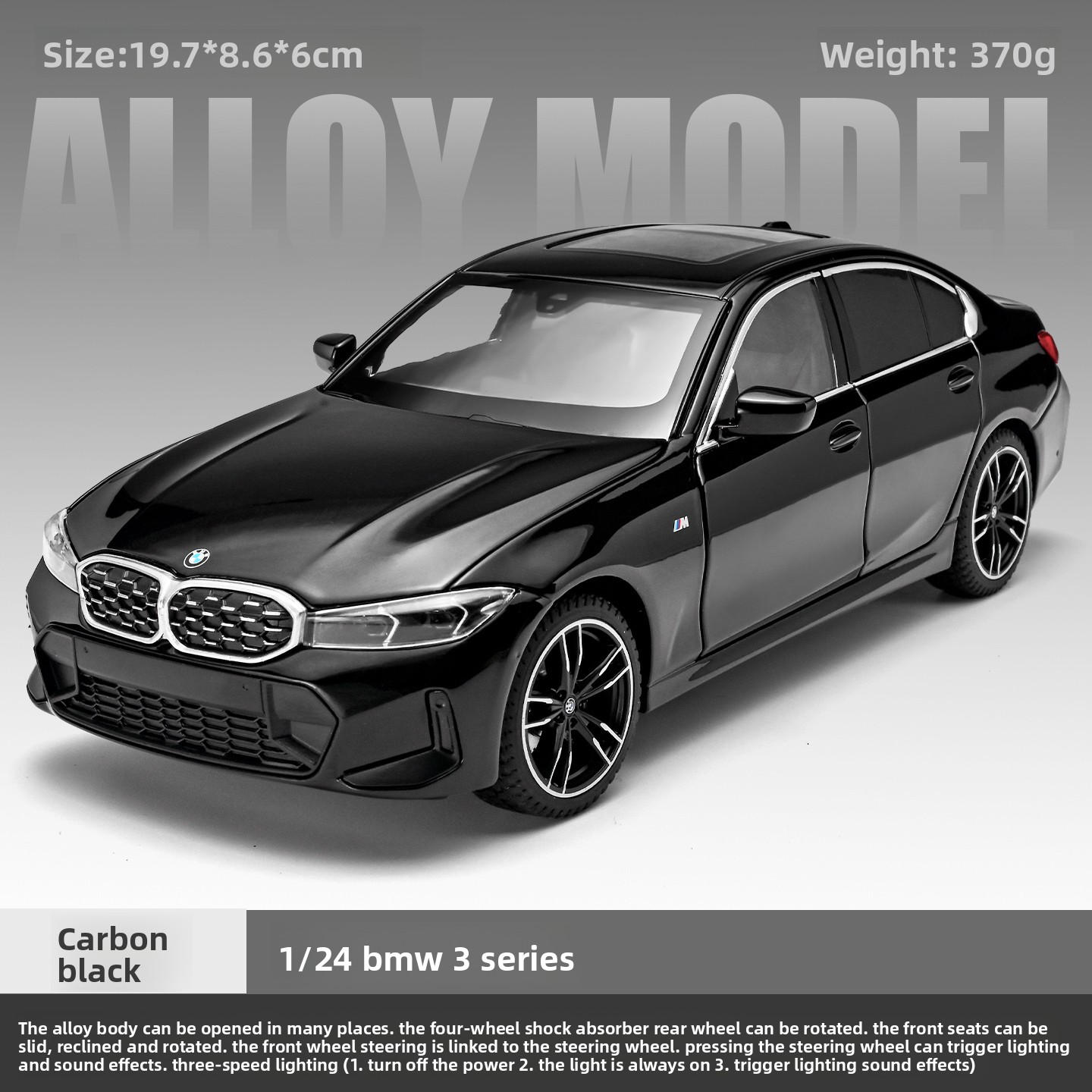 1/24 3Series 325Li Black