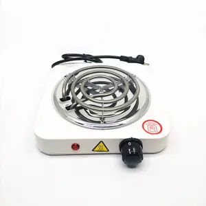 Electric Single Burner 1000W Portable 7 Inch Stainless Steel Hot Plate  White Brand New by Durabold USA