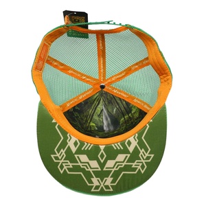 Custom 5 Panel Embroidery Woven Logo <b>Flat</b> Brim Mesh Velour Unisex Snapback Trucker <b>Hat</b> Fashionable Sporty Oxford Rubber Logo - Product Image 4