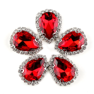 คริสตัลแก้วคริสตัลสำหรับเย็บติดพลอยเทียมทรงมนหลังเรียบสำหรับเสื้อผ้าแบบทำมือ - Product Image 4