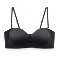 Soutien-gorge sans fil push-up à boucle avant, 4 modes d'emploi, sans bretelles, idéal pour les robes de soirée (vente en gros)