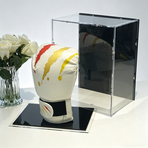 New Arrival Premium Custom Logo Acrylic Boxing Glove <b>Display</b> <b>Case</b> for Home <b>Display</b> - Product Image 1