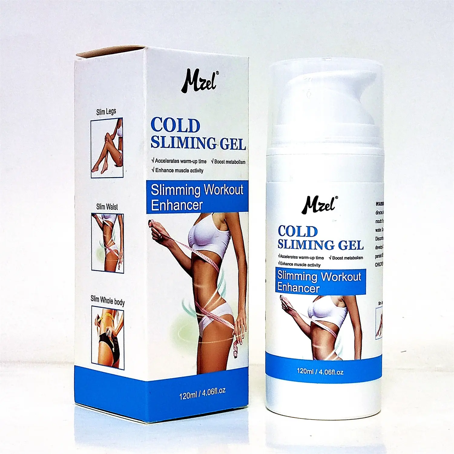 Gel amincissant froid anti-cellulite de marque privée-réduit l'apparence de la cellulite, vergetures, raffermit et tonifie