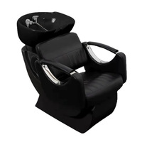 Fauteuil de lavage portable pour salon de coiffure avec lavabo intégré pour salons de beauté et salons de barbier