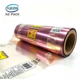 Pellicola Plastica per Imballaggio Alimentare Personalizzata OPP/CPP, Rotolo di Film Plastico Laminato per Snack, Patatine e Confezioni di Orecchie di Maiale - Product Image 1