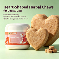 Complément de Soutien Cardiovasculaire pour Animaux : Comprimés de Réparation Myocarde pour Chiens et Chats, Soin de la Valve Mitrale, HCM, DCM, Bien-être des Races