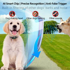 Collier anti-aboiement intelligent pour chien, collier d'entraînement et de contrôle, personnalisable, étanche, dispositif anti-aboiement pour chien - Product Image 4